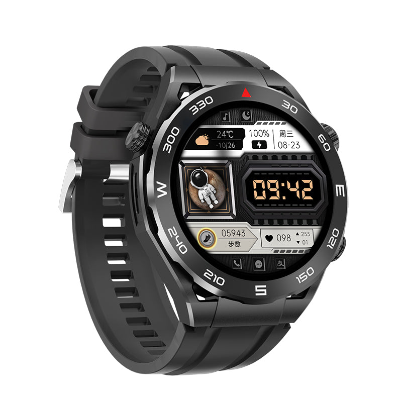 Hoco Y16 Smart Watch 1.39 Inch TFT Touch Screen, Heart Rate, Blood Oxygen, Sleep Monitoring, Bluetooth 5.1 Call - Saif Al Najmi Kw